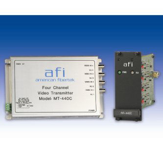 American Fibertek 12VDC Four Channel FM Video TxModule- Si